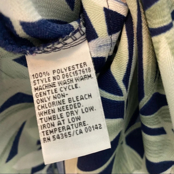 ALIA Vintage Floral Hawaiian Shirt Size 12 - Picture 5 of 6